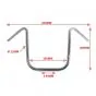 Lenker Apehanger Chopper Breit Chrom 380MM