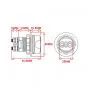 Massenschalter 3 Funktionen 12/32 Volt
