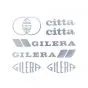 Aufklebersatz Gilera Citta Chrom 7-Stück