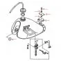 Befestigungssatz Benzintank Yamaha DT50MX