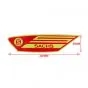 Aufklebersatz Spezial Sachs Rot/Gelb