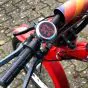 Klingel Chrom Peugeot Schwarz/Rot
