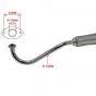 Auspuff Puch Maxi wie Original 18MM