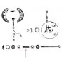 Abstandhalter Vorder- und Hinterrad Zundapp