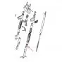 Gabel Simmerring Puch Monza