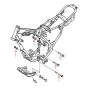 Schraubensatz Motoraufhängung Yamaha DT50/80MX