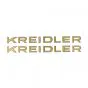 Aufklebersatz Kreidler Gold/Schwarz 180X16MM