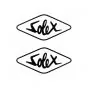 Aufklebersatz Solex Schwarz 70X33MM
