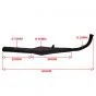 Auspuff Tomos A3/A35 Bullet EVO-1 28MM Schwarz