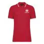 Polo Kreidler Rot/Weiß