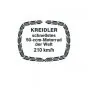 Aufkleber Kreidler 210KM/H Schwarz