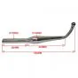 Auspuff Kreidler Bullet EVO-1 Chrom 32MM