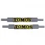 Aufklebersatz Tomos Chrom Gelb