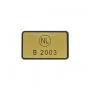 Zulassung Aufkleber Kreidler B2003 Gold