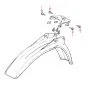 Flanschbolzen Rahmen Original Honda M6X10