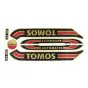 Aufklebersatz Tomos A3 Altes Modell Gold/Rot