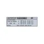 Aufkleber Information Honda MB50 Chrom