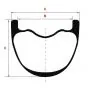 Felge Aluminium 1.20 X 17 Gold