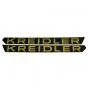 Tankaufkleber Kreidler Gold Farbe 385X36MM