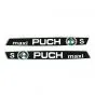 Tank Transfersatz Puch Maxi S Schwarz/Chrom
