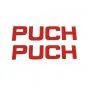 Aufkleber Puch 120X35MM Rot pro 2 stück