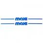 Aufklebersatz Maxi Seitenteil Blau 235X20MM