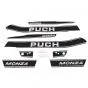 Ausklebersatz Puch Monza 4SL Schwarz/Weiß