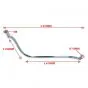 Rahmenhalter Satz Zundapp 517 Chrom