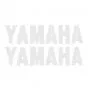 Aufkleber Yamaha Weiß Groß