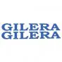 Gilera Wort Aufkleber Blau
