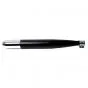 Auspuffdämpfer Universal Schwarz/Chrom 28MM