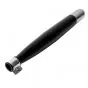 Auspuffdämpfer Universal Schwarz/Chrom 28MM