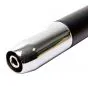 Auspuffdämpfer Universal Schwarz/Chrom 28MM