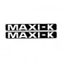 Aufklebersatz Maxi-K Schwarz/Weiß 172X23MM