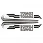 Aufklebersatz Tomos A3 Bullet 79/80 Grau / Schwarz