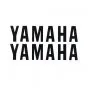 Tankaufklebersatz Yamaha Schwarz 118X28MM