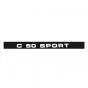 Aufkleber Zundapp C 50 Sport