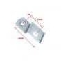 Montagehalterung Links Kreidler Chrom Fische
