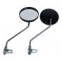 Spiegelsatz Universal Rund/Schwarz
