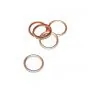 Kupferring gefüllt 14X18X2MM Din 7603C