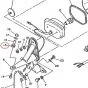 Gummi Scheinwerfer Verkleidung Yamaha DT