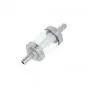 Benzinfilter Chrom Transparent