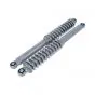 Stößdampfer Grau/Chrom IMCA 360MM