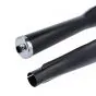Auspuffdämpfer Universal Cross Schwarz 28MM 