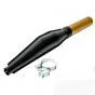 Auspuffdämpfer Cross Schwarz/Gold 32MM Universal
