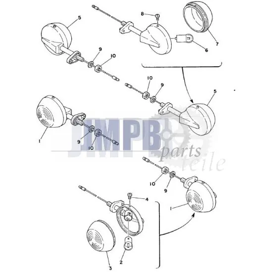 Blinker Yamaha FS1 DX