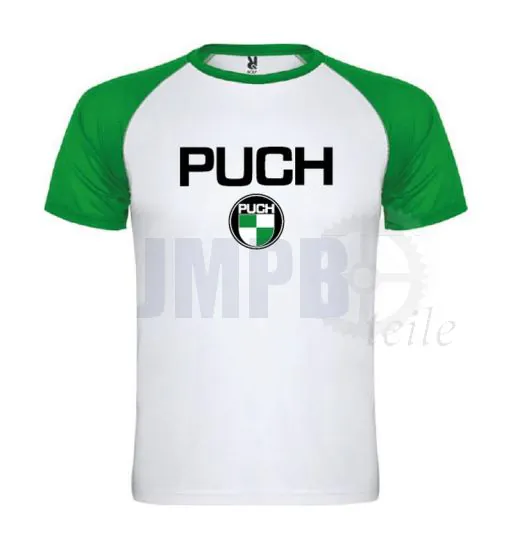 T-Shirt Puch Classic Mesh Weiß/Grün