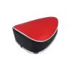 Sattel Oldtimer Rot/Schwarz Puch