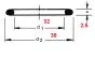 Auspuffdichtung / Ring Sachs 32MM