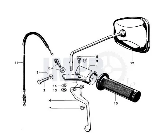 Griff Links Kreidler RS